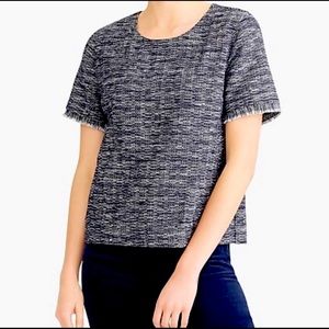 NWT J.Crew Factory Tweed Top/Blouse
